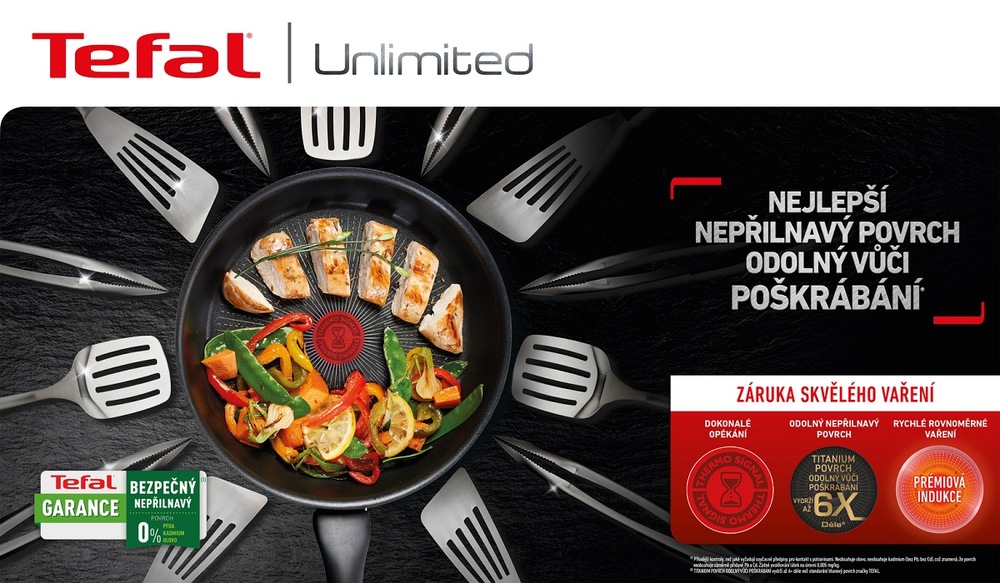 Pánev Tefal Unlimited G2550672, 28 cm Pánev Tefal Unlimited G2550672, 28 cm