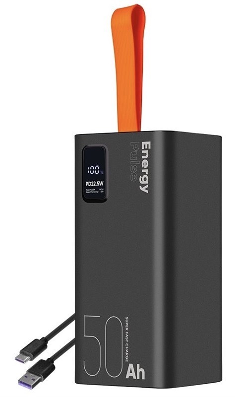 Powerbanka Obal:Me EnergyPulse 50000mAh černá