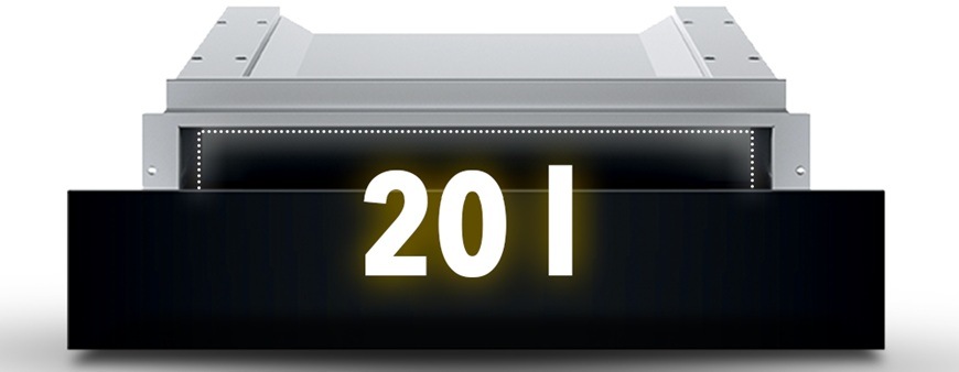 Vestavná zásuvka Whirlpool WUD0ABF černá Detail obrázku ohřevné zásuvky.