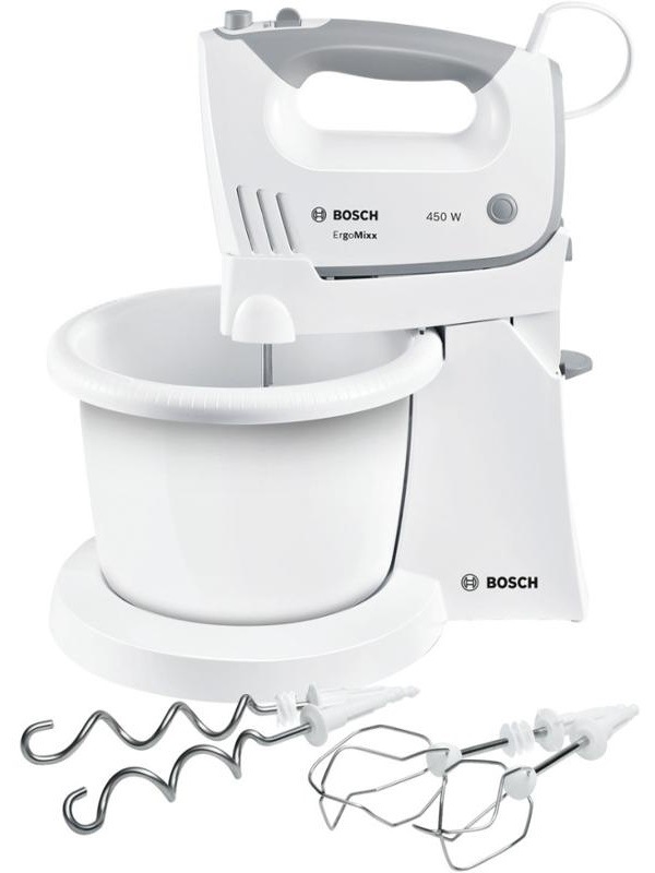 Ruční šlehač s mísou Bosch MFQ36460 bílý