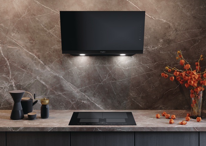 Odsavač par Whirlpool W Collection WHVS 90F LT C K černý