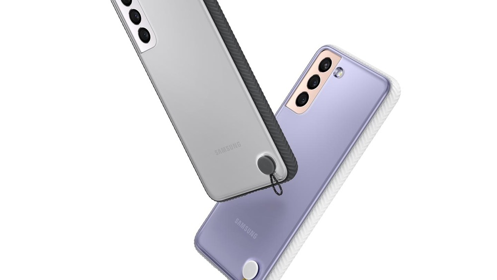 Kryt na mobil Samsung Galaxy S21 5G bílý/průhledný