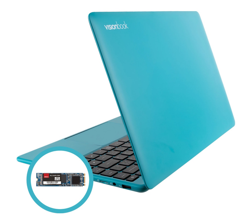 Notebook Umax VisionBook 14WRX modrý Notebook Umax VisionBook 14WRX modrý