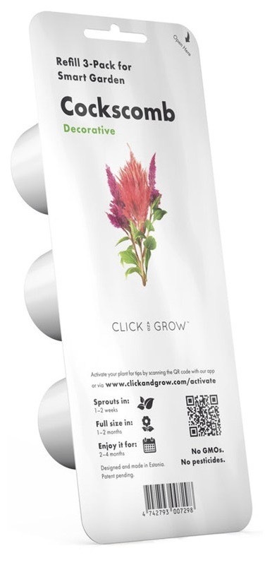 Semínka Click and Grow s rychlým cyklem pěstování, 3 ks sazenic