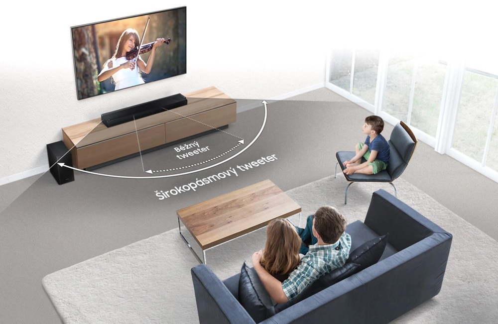 Soundbar Samsung HWQ80R černý Soundbar Samsung HWQ80R černý