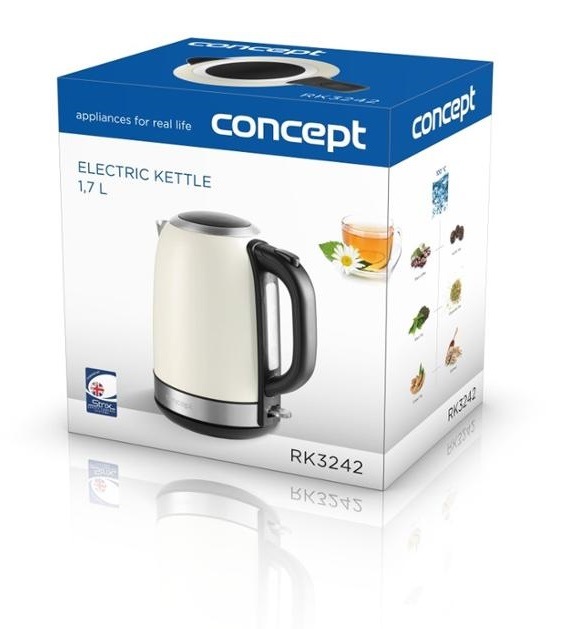Rychlovarná konvice Concept RK3242 krémová