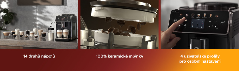 Automatický kávovar Saeco GranAroma SM6580/00 černý