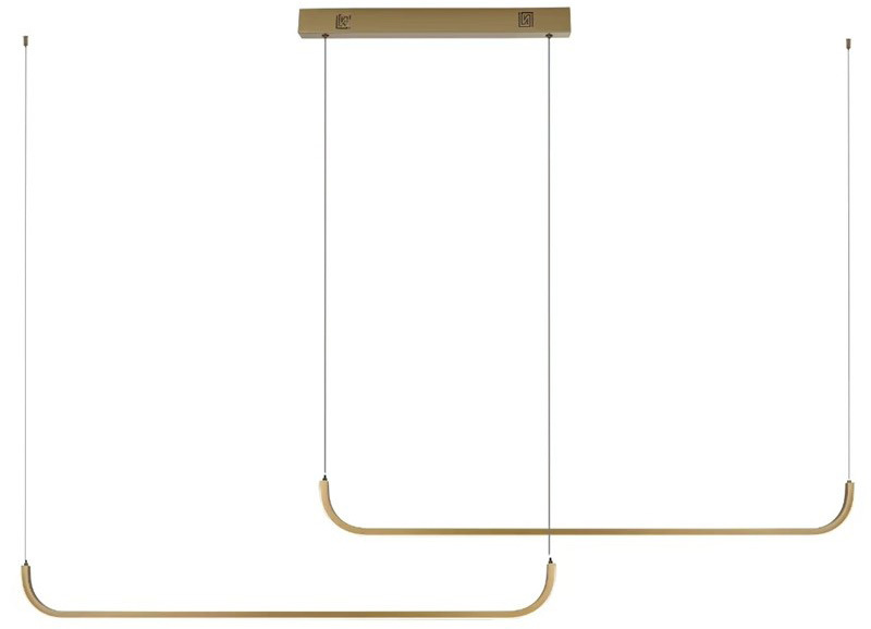 Závěsné svítidlo IMMAX NEO PATTINI SMART, 160-280cm, 53W, 3640lm, Zigbee 3.0, TUYA - zlaté