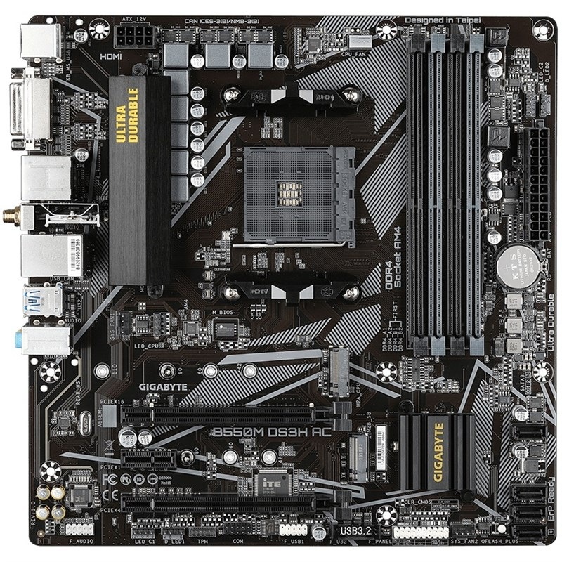Gigabyte B550M DS3H AC