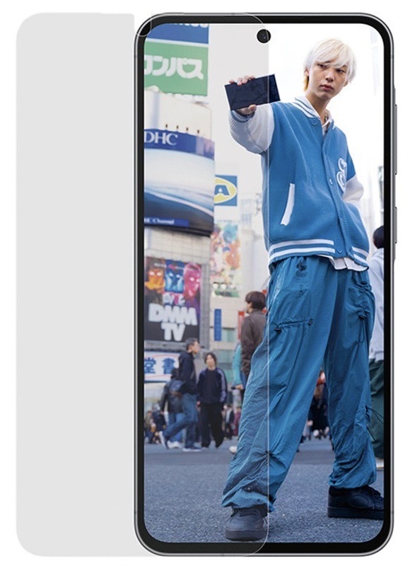 Tvrzené sklo PanzerGlass na Samsung Galaxy A57 s instalačním rámečkem, snadná aplikace