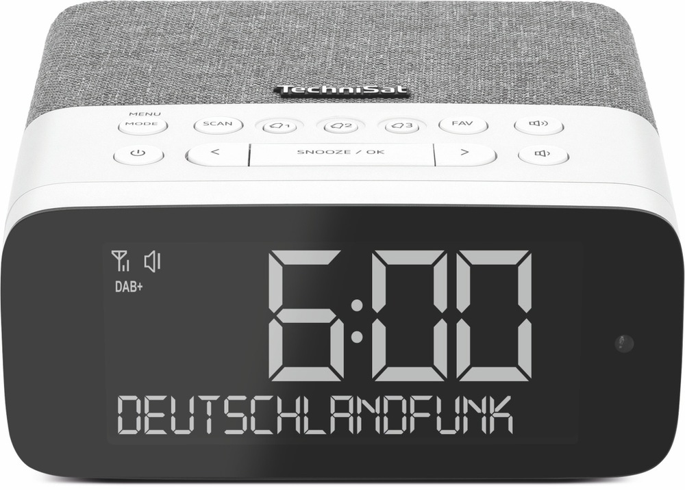 Radiobudík TechniSat DIGITRADIO 52 ASA šedý/bílý Radiobudík TechniSat obsahuje integrovaný Bluetooth 5.0