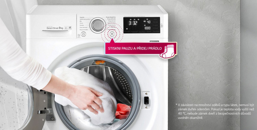 Pračka LG F72J5HY3W bílá barva