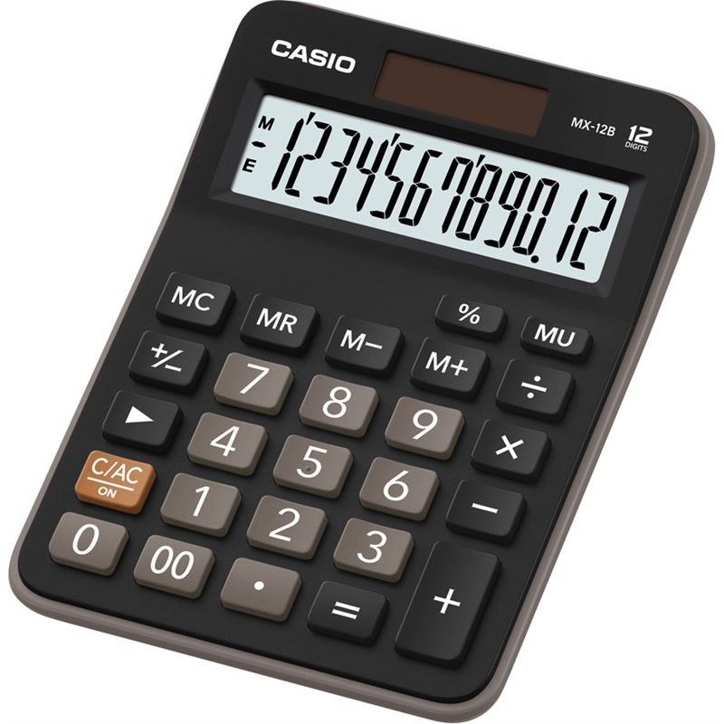 Casio MX-12 BK, černá