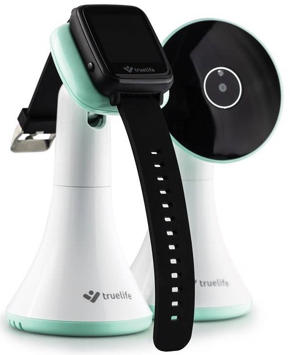 Dětská elektronická chůva TrueLife NannyWatch A15 bílá/zelená