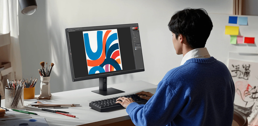 Monitor Xiaomi A24i černý 99 % sRGB a 16,7 milionu barev poskytují přesné, přirozené a hladké barevné přechody s minimální odchylkou.