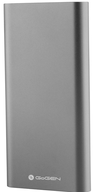 Powerbanka GoGEN 10000 mAh, Lightning šedá
