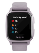 Chytré hodinky Garmin Venu Sq - Orchid/Orchid Band