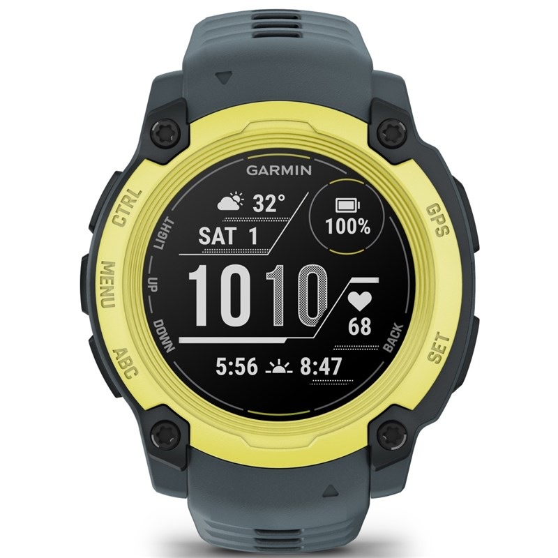 Chytré hodinky Garmin Instinct E - 40 mm - Electric Lime / Twilight Band