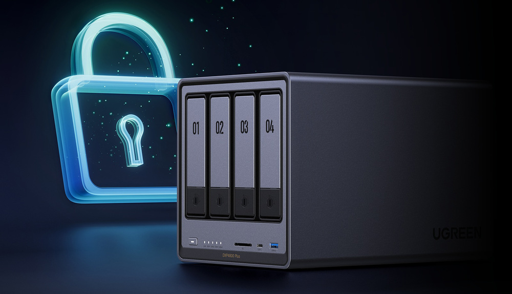 Datové úložiště (NAS) UGREEN NASync DXP4800 Plus šedé Datové úložiště (NAS) UGREEN NASync DXP4800 Plus šedé