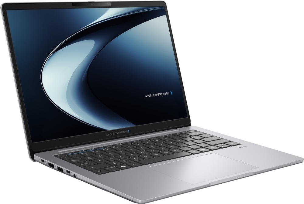 Notebook Asus ExpertBook P3 G2 šedý Pohled šikmo zleva na notebook Asus ExpertBook P3 G2