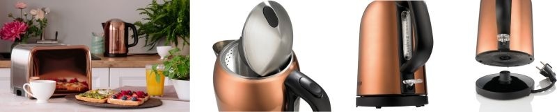 Rychlovarná konvice Gorenje K17INF měděná