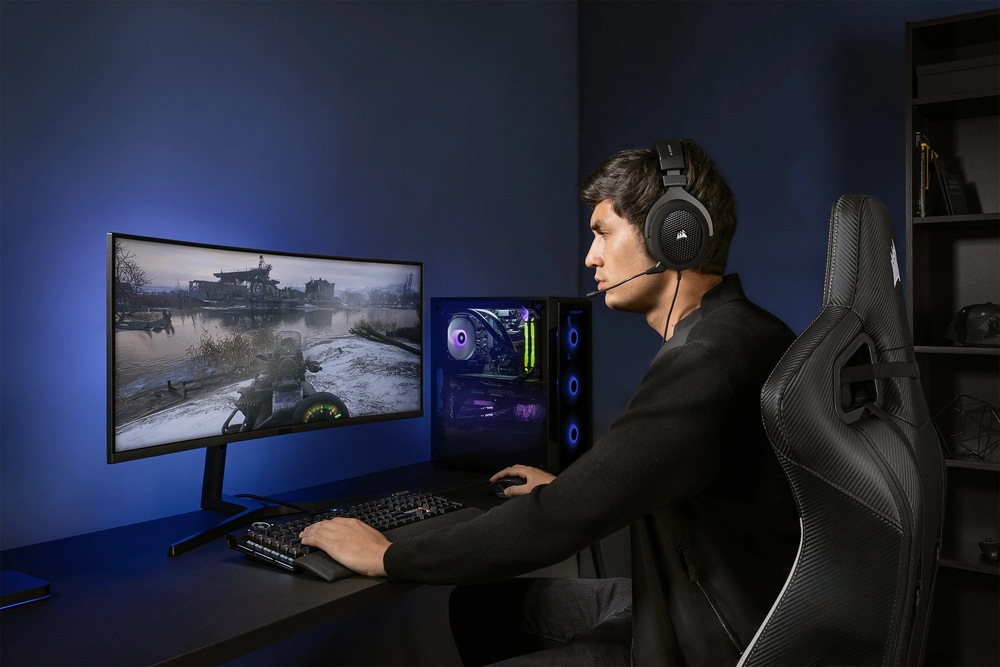 Headset Corsair HS60 HAPTIC carbon