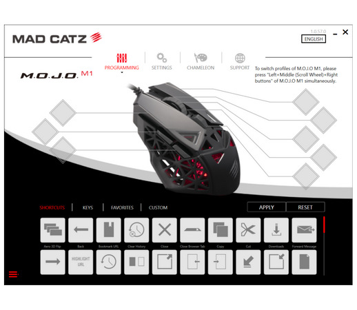 Myš MadCatz M.O.J.O. M1 černá Myš MadCatz M.O.J.O. M1 černá
