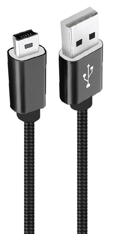 Kabel WG USB/Mini USB, 1m černý