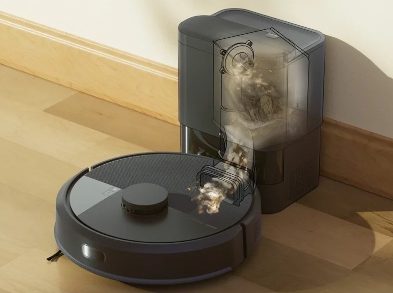 Robotický vysavač iRobot Roomba 105 Combo + AutoEmpty dock Black černý