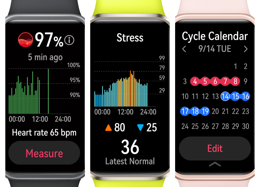 Huawei Band 10, růžová