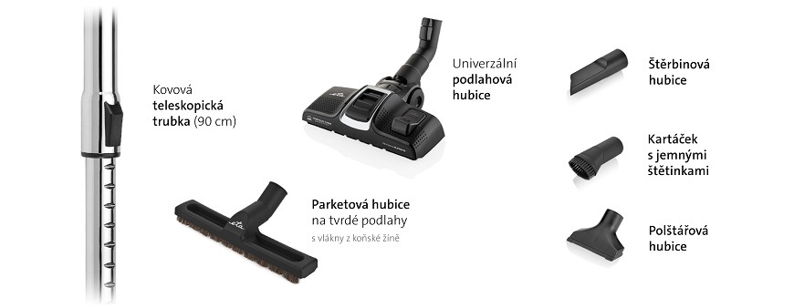 Podlahový vysavač ETA Avanto, příslušenství
