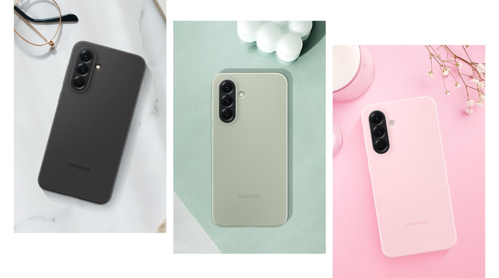 Kryt na mobil Samsung Silicone na Galaxy A56 černý Silikonový kryt EFPA566CBEGWW, růžná barevná provedení