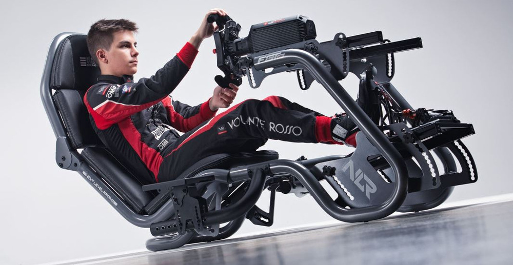 Závodní kokpit Next Level Racing F-GT Pro, Formula and GT Racing Simulator Cockpit černý