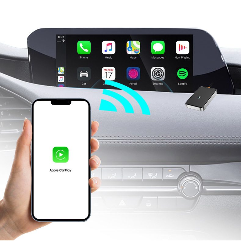 Transmitter CPA CP10, Android Auto, CarPlay černé/stříbrné Transmitter CPA CP10, Android Auto, CarPlay černé/stříbrné