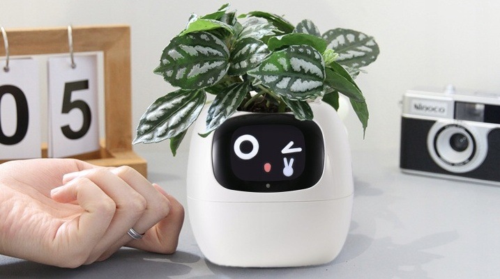Chytrý květináč Plantsio IVY - bílá