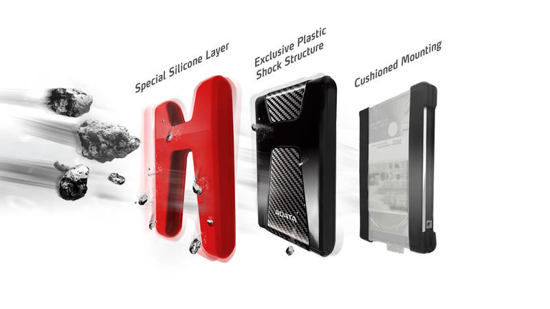 Externí pevný disk 2,5" ADATA HD650 2TB červený