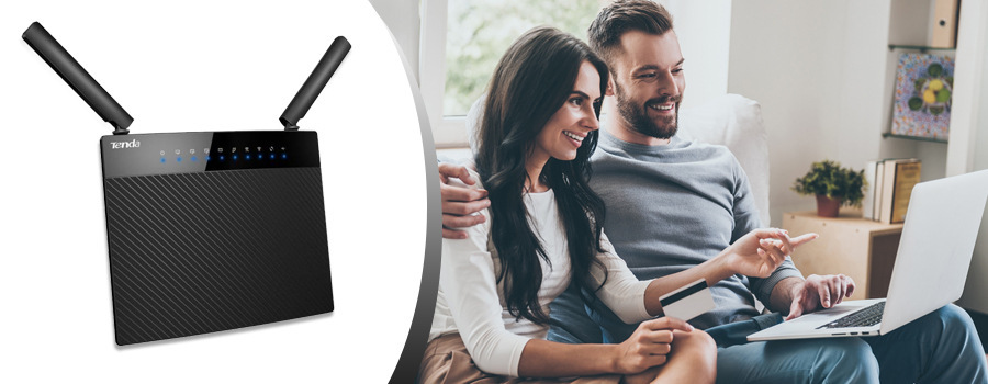 Router Tenda AC9 černý