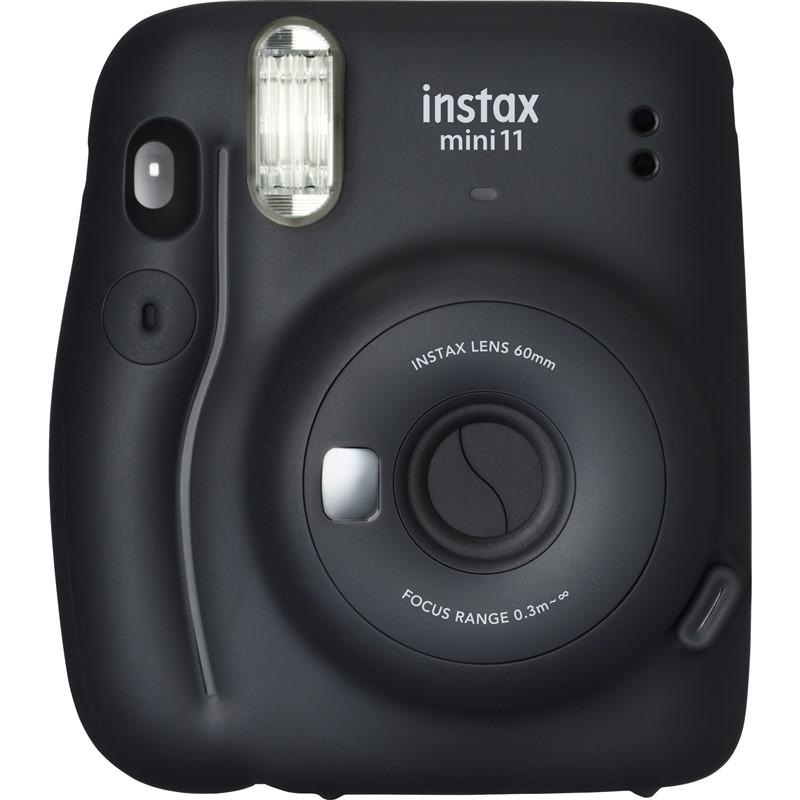 Instantní fotoaparát Fujifilm Instax mini 11 + pouzdro + 2x fotopapír šedý