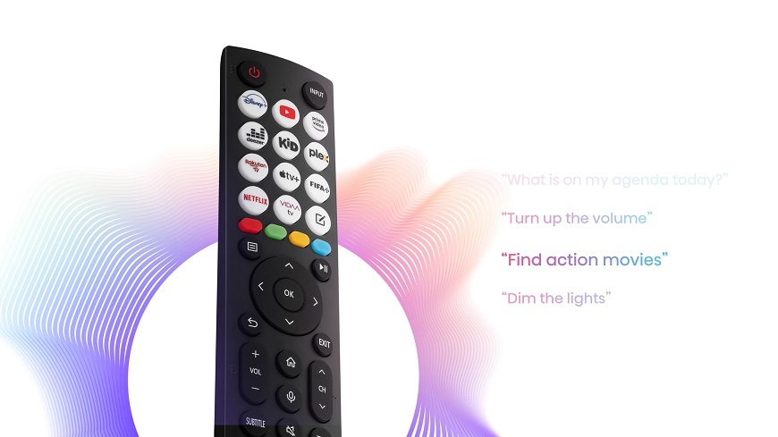 Televize Hisense 55A7KQ Televizor Hisense 55A7KQ, hlasové ovládání