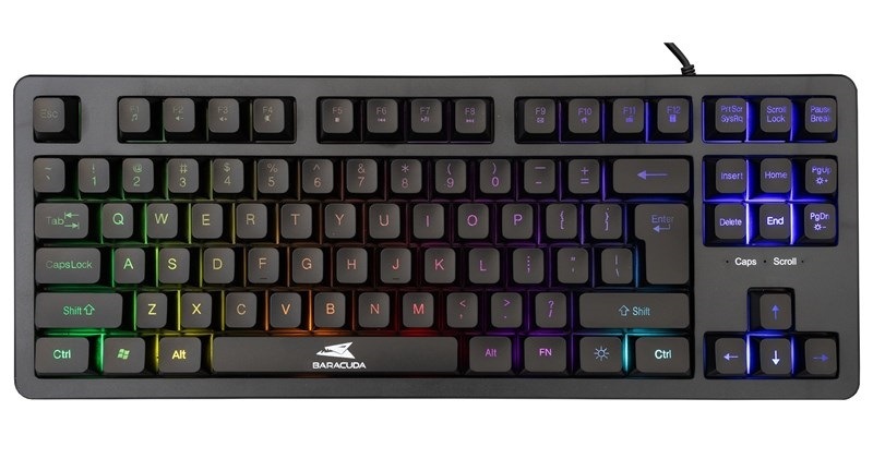Klávesnice Baracuda KRILL, US layout černá