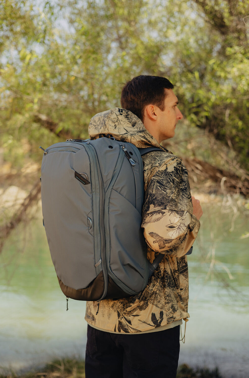 Batoh Peak Design Travel Backpack 45L modrý Batoh Peak Design Travel Backpack 45L modrý