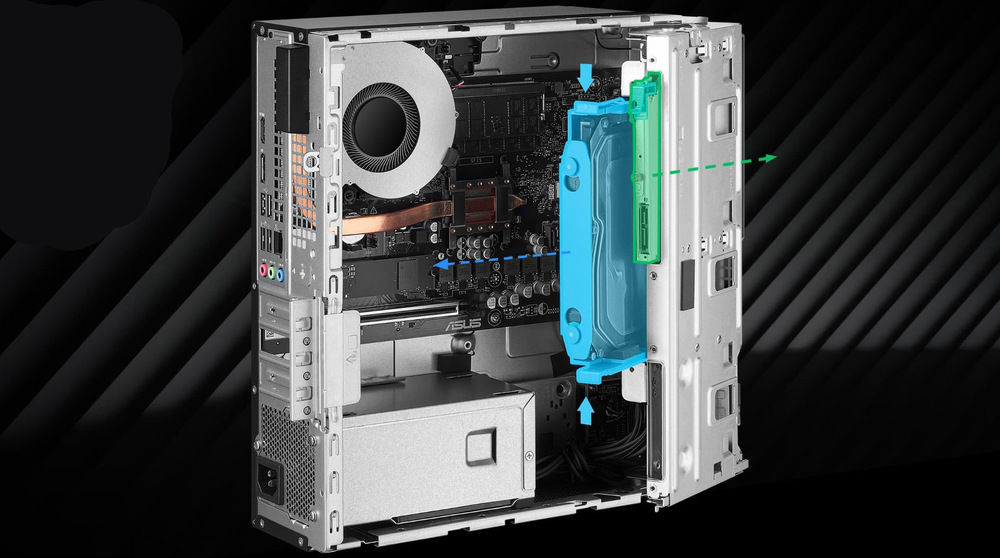 Beznástrojový přístup usnadní rychlou údržbu i upgrade komponent bez zbytečné námahy