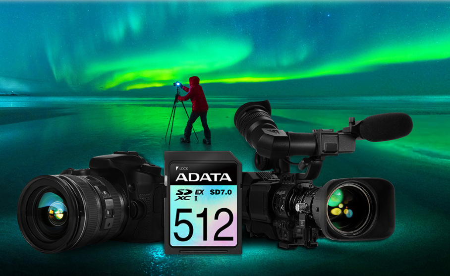 Paměťová karta ADATA Premier Extreme SDXC 512GB, SD7.0, UHS-I (800R/700W) černá Premier Extreme SDXC SD 7.0 Express Card vyniká i odolností