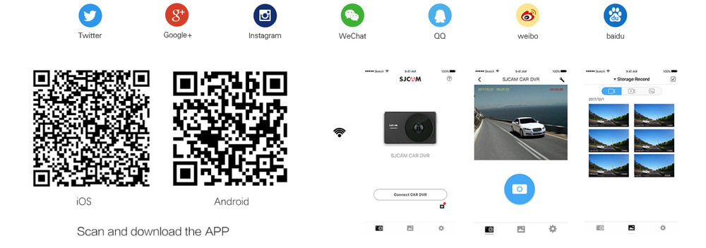 Autokamera SJCAM SJDASH+ černá Autokamera SJCAM SJDASH+ černá
