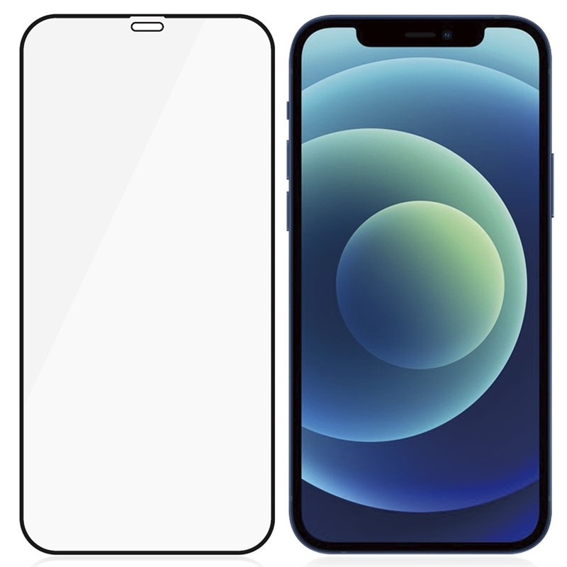 Tvrzené sklo PanzerGlass Edge-to-Edge Antibacterial na Apple iPhone 12 mini černé