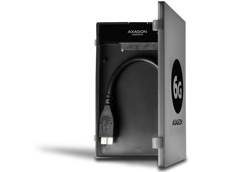 Adaptér Axagon USB3.0 - SATA 6G UASP HDD/SSD vč. 2.5" pouzdra černý