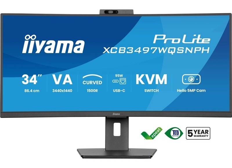 Monitor IIYAMA ProLite XCB3497WQSNPH-B1 černý