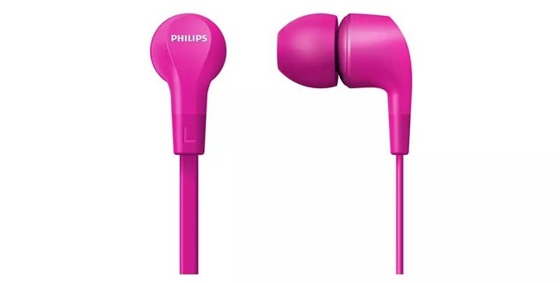 Sluchátka Philips TAE1105PK růžová