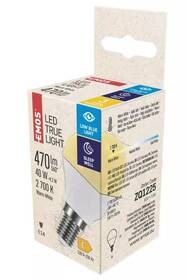 Žárovka LED EMOS Mini Globe, 4,2W, E14, teplá bílá (ZQ1225)