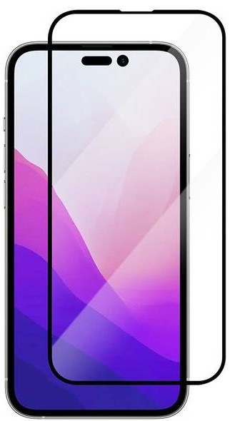 Tvrzené sklo TGM Full Cover na Apple iPhone 14 Pro Max černé